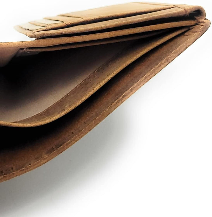 Jockey Club echt Leder Geldbörse Portemonnaie Geldbeutel mit RFID NFC Schutz Vintage (braun), Braun