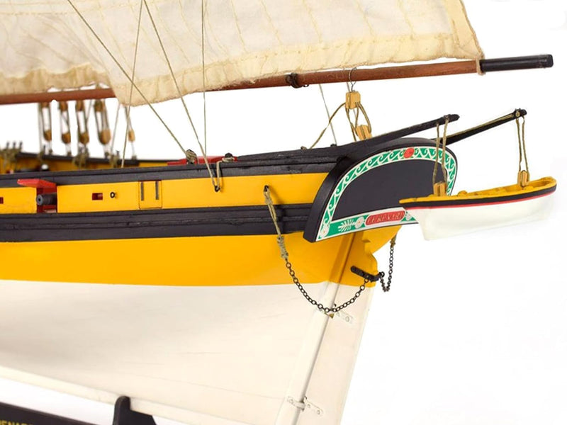 Artesanía Latina - Holzmodellschiff - Französische Kutter Kaperschiff Le Renard - Modell 22401, Mass