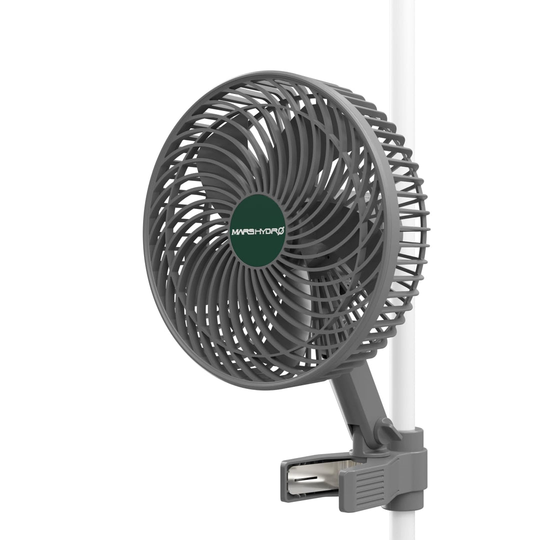 MARS HYDRO Grow Ventilator Oszillierend mit Clip 6-Zoll, 10 Windstufen 1PC, 1PC