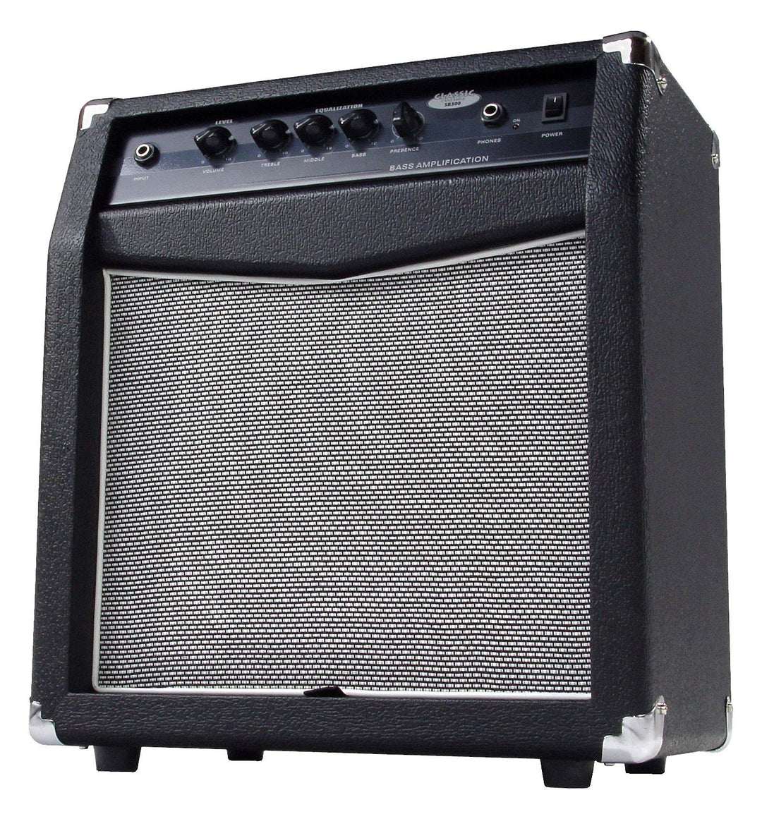 Classic Cantabile SB-300 Basscombo (Verstärker mit 60 Watt, 10" Speaker, 4-Band Equalizer, Bassrefle