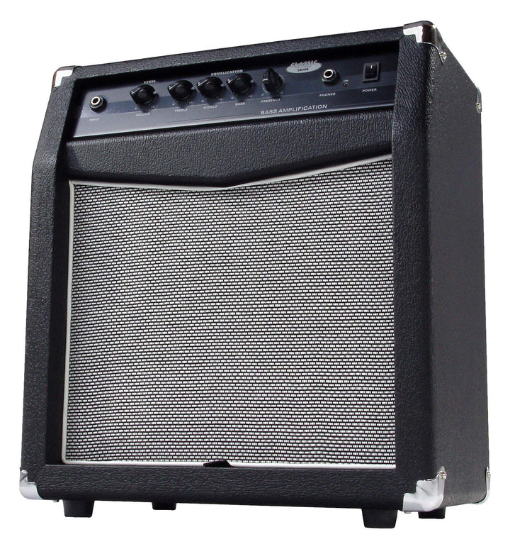 Classic Cantabile SB-300 Basscombo (Verstärker mit 60 Watt, 10" Speaker, 4-Band Equalizer, Bassrefle