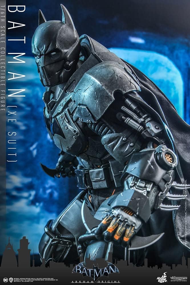 Hot Toys Batman XE Anzug Batman: Arkham Origins, Massstab 1:6, HT908863, Schwarz