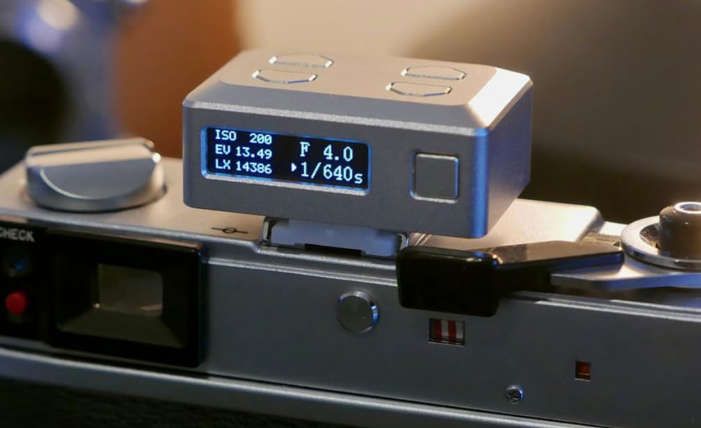 KEKS by antonKUNZE KM01C digitaler Belichtungsmesser Light Meter Silber