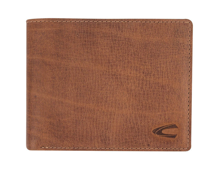camel active bags Salo Herren Geldbörse RFID Querformat Leder Mittelgross Cognac Braun 12,5 x 2 x 10