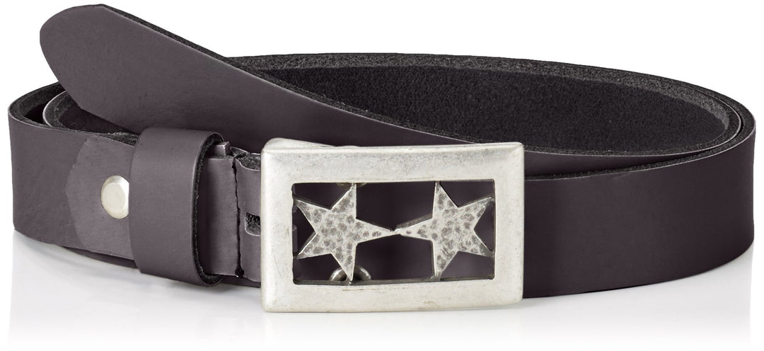 MGM Damen Doubel Star Gürtel 105 Grau (Dkl.grau 5), 105 Grau (Dkl.grau 5)