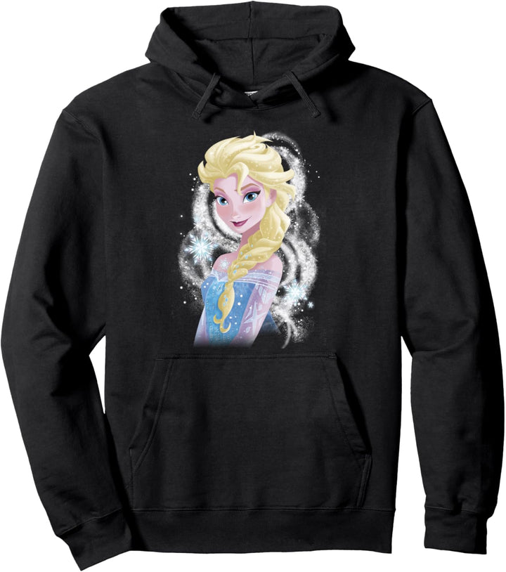 Disney Frozen Elsa Ice Swirl Portrait Pullover Hoodie