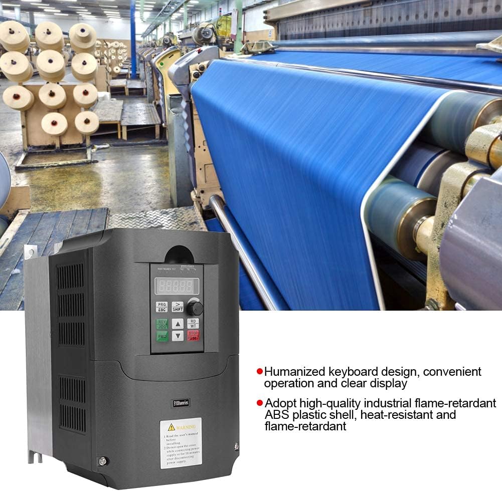 Frequenzumrichter, VFD 7,5 kW 220 V AC Einphaseneingang 3-Phasen 30 VAC Ausgang 7,5 kW, Boost Freque