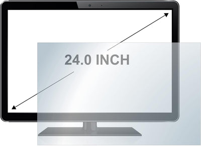 upscreen 24" Entspiegelungs-Schutzfolie für 24,0 Zoll Industrie-Monitore (61 cm) [519 x 325 mm, 16:1