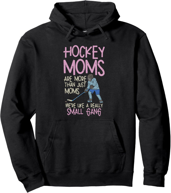 Womens Cute Hockey Mom Gang Mothers Day Gift Pullover Hoodie