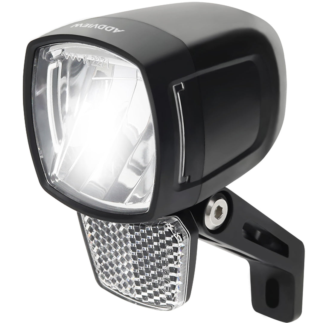 E-Bike Frontlicht 170 Lux Hammer E170 – LED Fahrradlampe, StVZO & ECE zugelassen, Aluminium/ABS Gehä