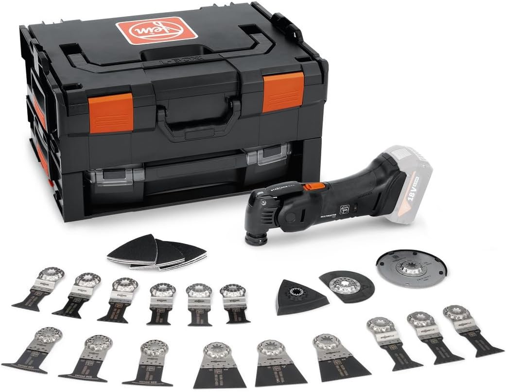 Fein Akku MULTIMASTER AMM 700 MAX BLACK EDITION (Bare Tool, 18 V, StarlockPlus, in L-BOXX, ohne Akku