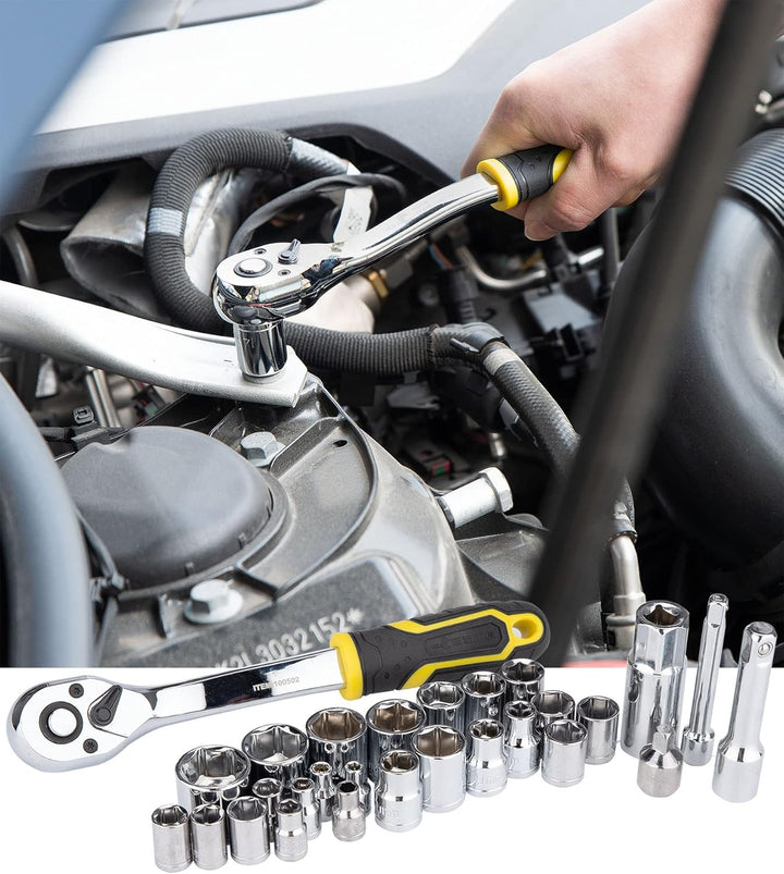 DOWELL Mechaniker Werkzeug Set Steckschlüssel Auto Reparatur Werkzeug Set 168tlg Handwerkzeug Kit We