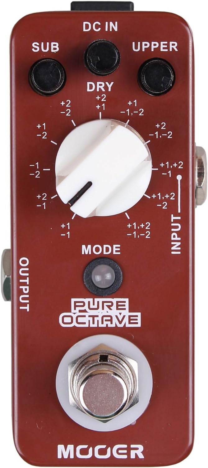 Mooer Octave Polyphoner Oktaver Pure Octave, Pure Octave