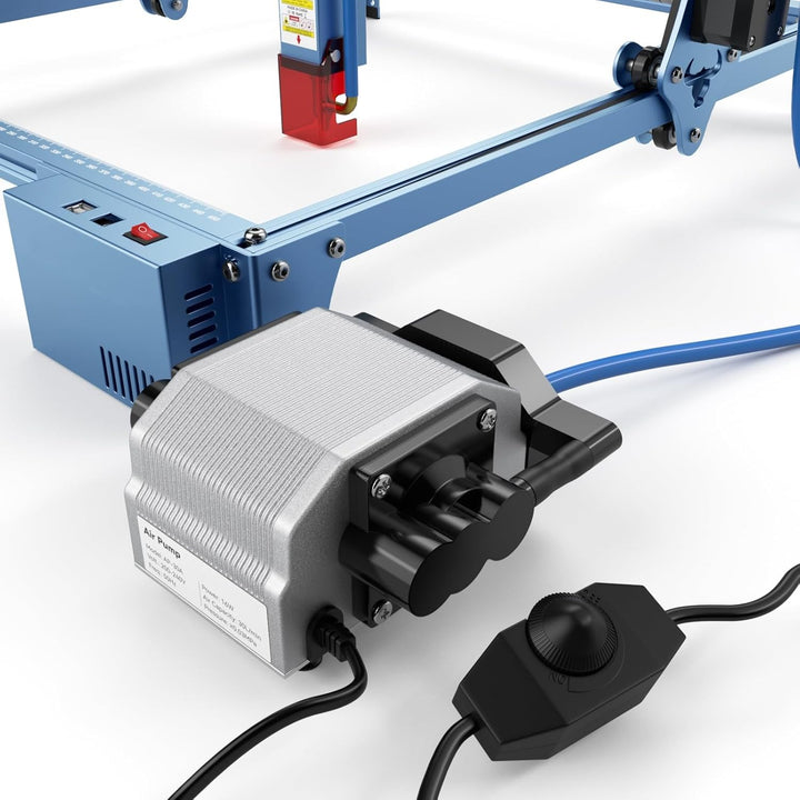 Creatorally Air Assist Laser, 30L/Min Luftpumpe für Lasergravierer mit Speed Control, Laserpumpe f