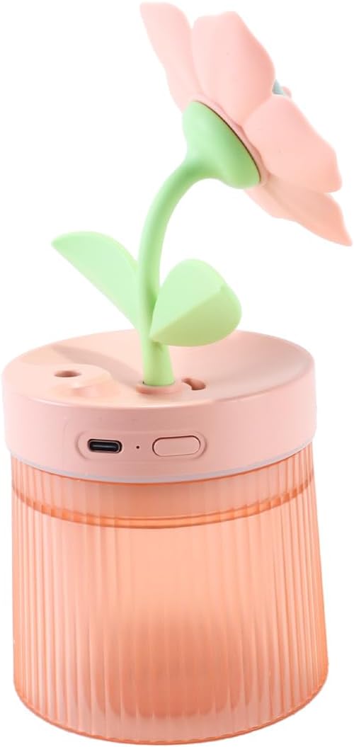 Sunflower Tragbarer Mini-Luftbefeuchter, 260 ml Leiser Kaltnebel-Luftbefeuchter für Schreibtisch, Sc