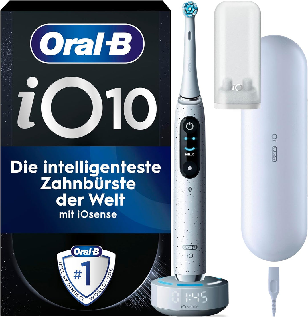 Oral-B iO Series 10 Elektrische Zahnbürste/Electric Toothbrush, 7 Putzmodi, Zahnpflege, iOSense, Far