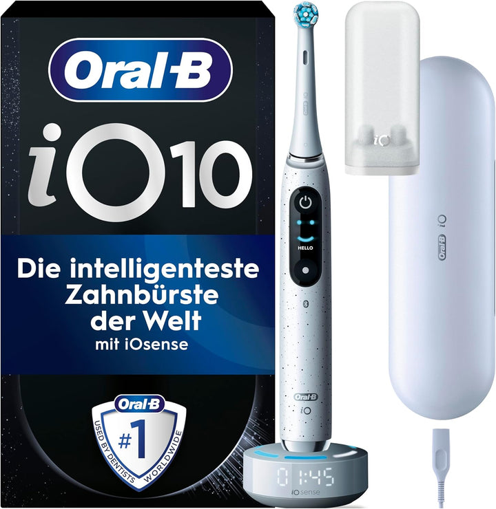 Oral-B iO Series 10 Elektrische Zahnbürste/Electric Toothbrush, 7 Putzmodi, Zahnpflege, iOSense, Far