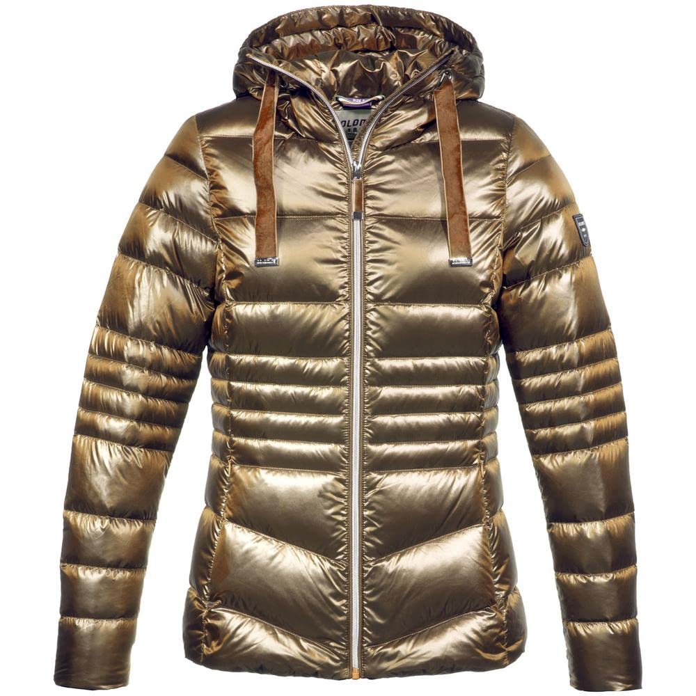 Dolomite Damen Chaqueta Con Capucha Ws Corvara Satin baby jacke M caramel brown, M caramel brown