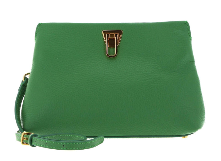 Coccinelle Beat Clutch Handbag Grained Leather Peppermint