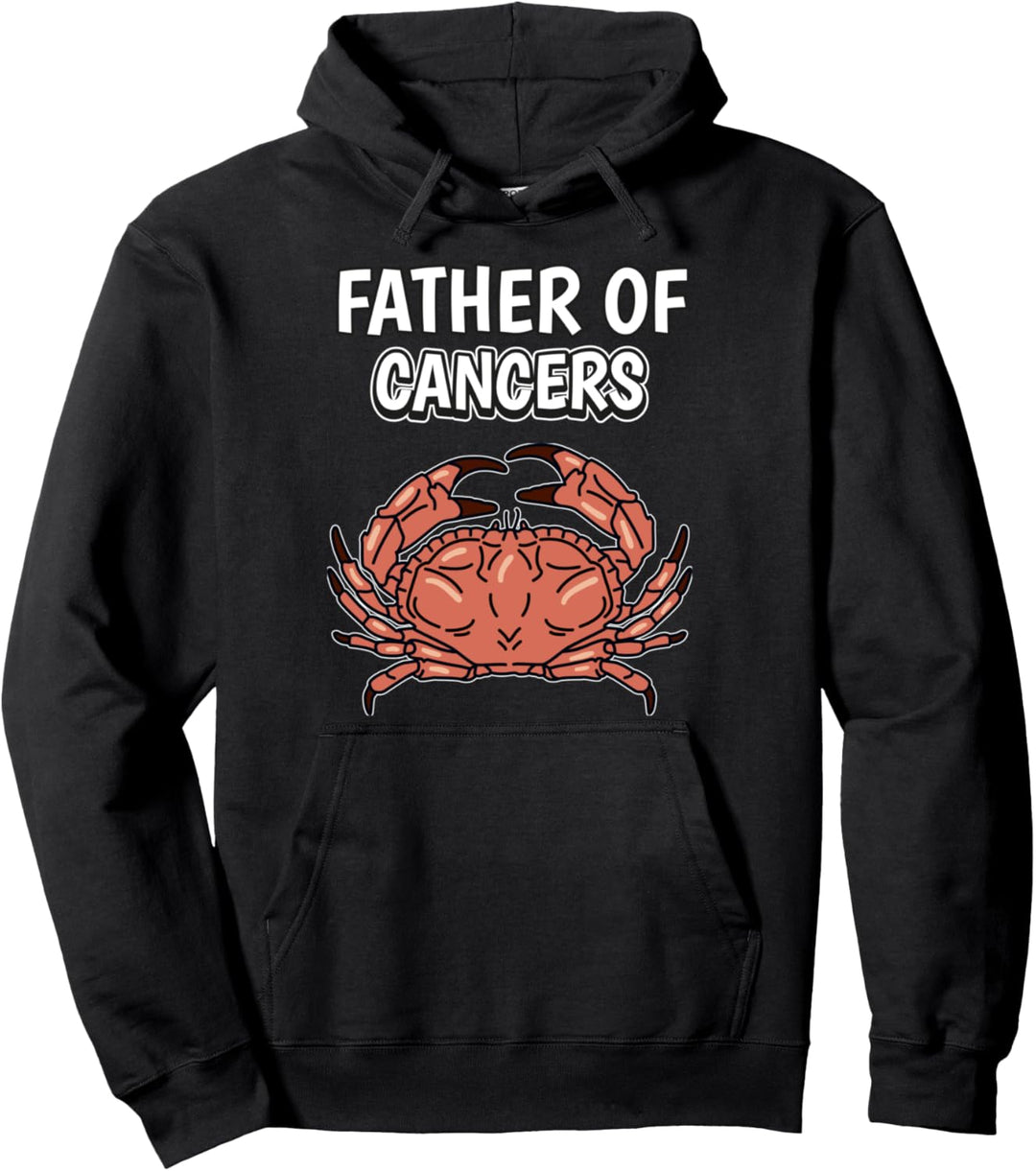 Herren Jungen Father Of Cancers Papa Vatertag Krebs Pullover Hoodie