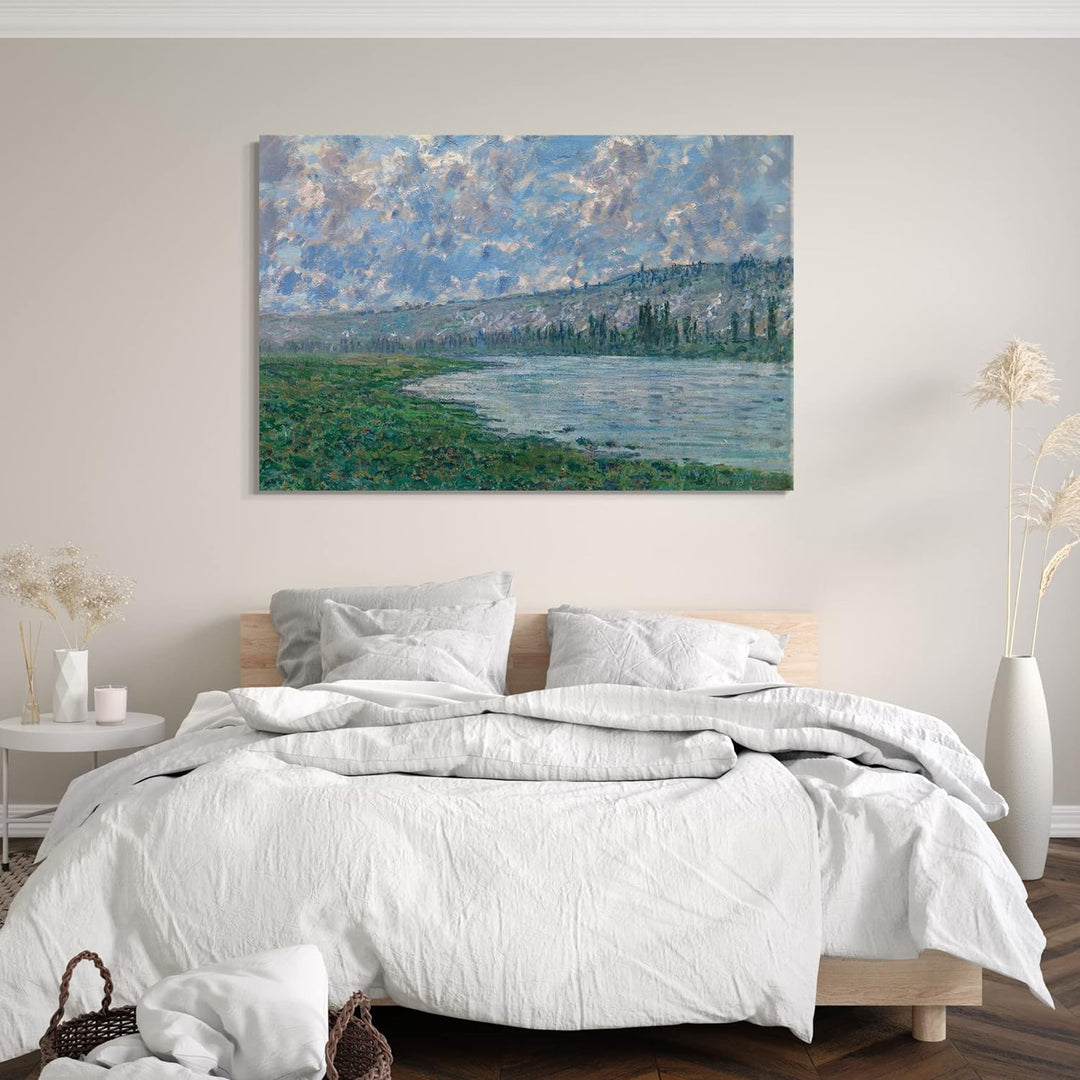 Printed Paintings Leinwand (80x60cm): Claude Monet - Die Seine bei Vétheuil 80x60 cm, 80x60 cm