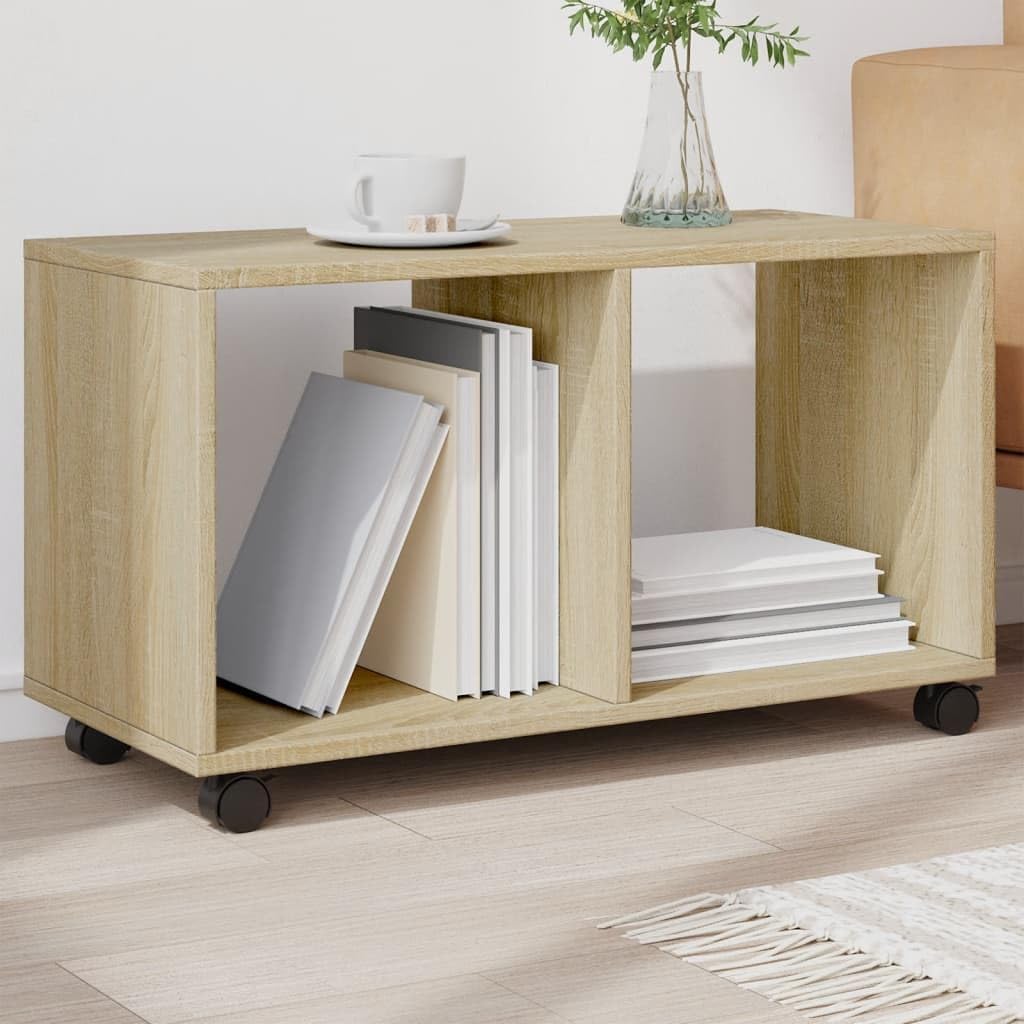 vidaXL Rollschrank, Rollcontainer mit Offenem Design, Aktenschrank für Büro Wohnzimmer, Büroschrank
