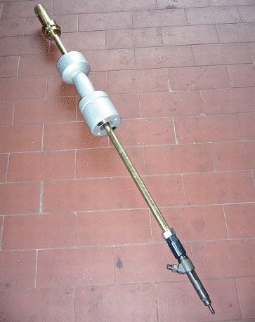 KS Tools 152.1055 Injektoren-Auszieher mit 6+3kg Schlaggewicht, 3-tlg.