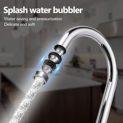 Hoomtaook Wasserhahn Küche Küchenarmatur Mischbatterie Küche Single Lever Um 360° Drehbar Messing Ve