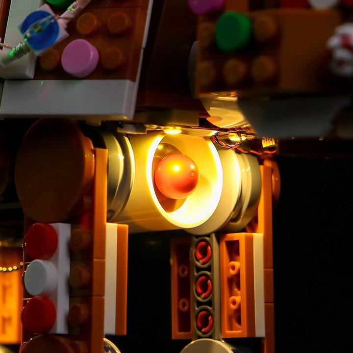 Fernbedienung Licht-Kit Kompatibel mit Lego 40806 Gingerbread at-at Walker (Kein Modell), Led Beleuc