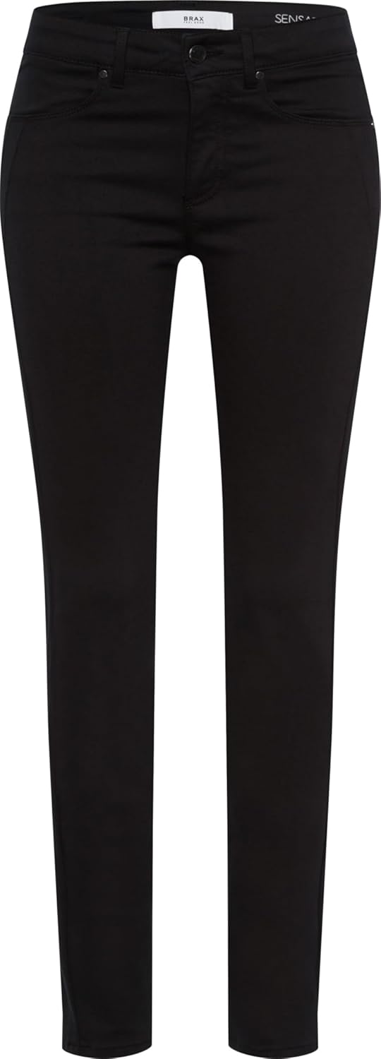 BRAX Damen Dummy Jeans 27W / 30L Clean Perma Black, 27W / 30L Clean Perma Black
