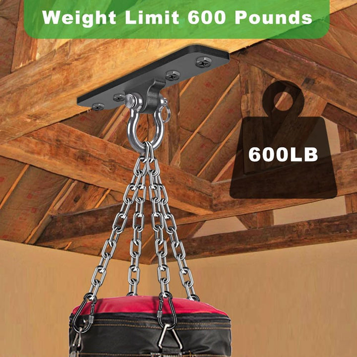 Dolibest Schwerer Taschen-Aufhänger, Wand-Deckenhalterung für Suspensionstrainer, Körpergewicht-Kraf