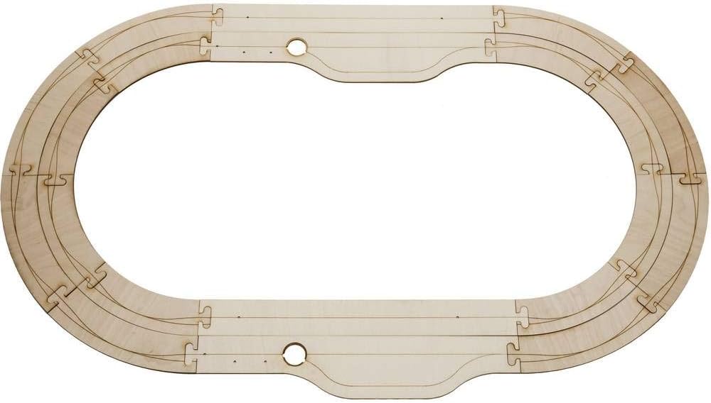 FALLER Car System Laser-Street Basis-Set Strassenelemente 967 x 600 mm I Modelleisenbahn Zubehör H0