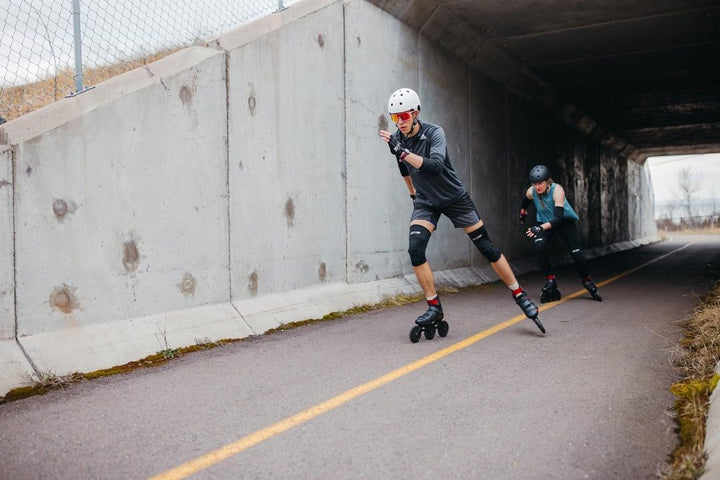 K2 Skates Unisex Inline Skates REDLINE RACE GUARDS KNEE Schwarz M (Knee: A:36-44cm B:29-36cm), Schwa