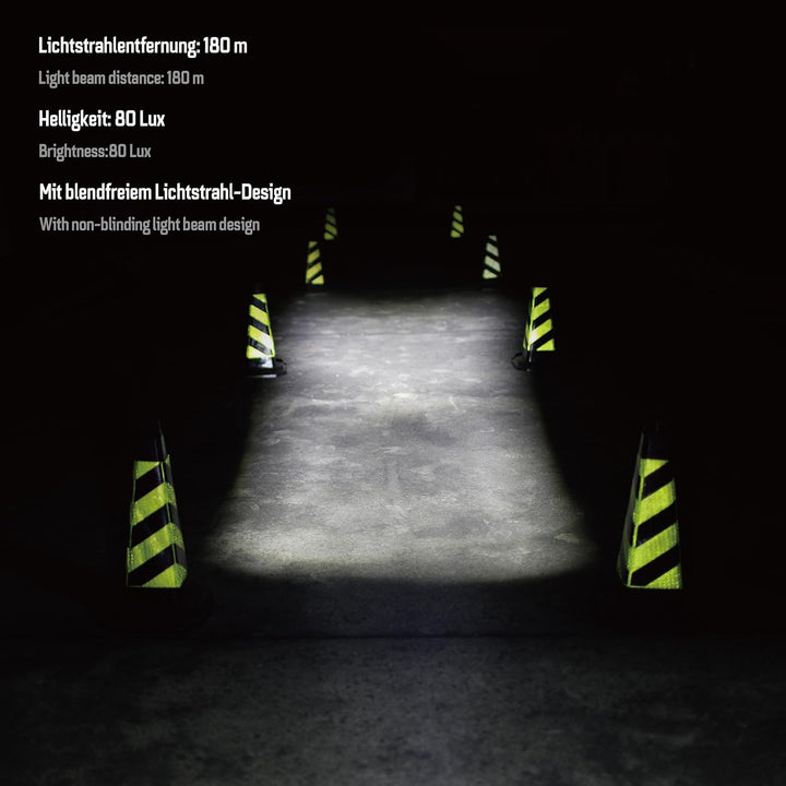 Dynamo Frontlicht 80 Lux Hammer M80 – Fahrradlampe mit Helligkeitssensor, Standlicht, StVZO & ECE zu