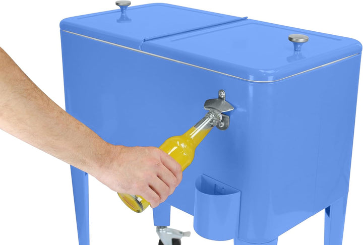 Kailua Cooler - Kühlbox, Kühlwagen, Getränkekühler Himmelblau, Himmelblau