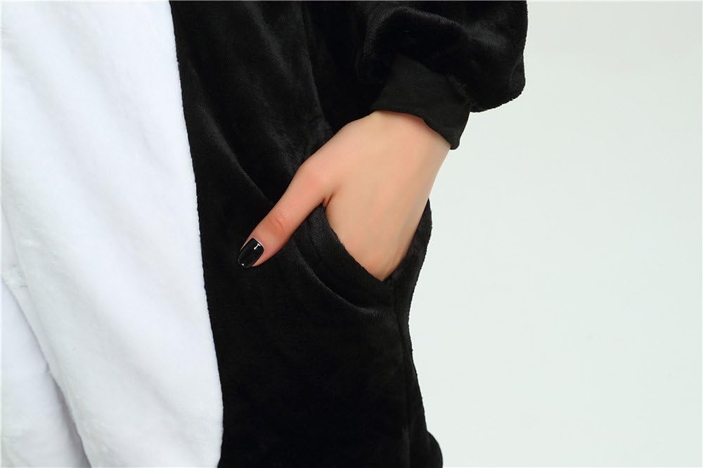 Tierkostüme Tier-Einteiler für Erwachsene, Halloween, Cosplay, Kostüm, mit Kapuze, Loungewear S Ping