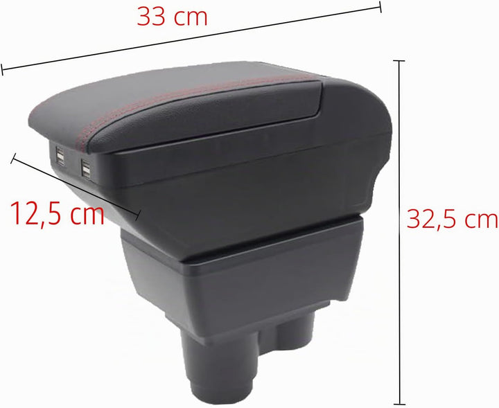 Armrest Box For Dacia Duster II 2018 2019 2020 2021 2022 Center Console Storage with Cup Holder Arm