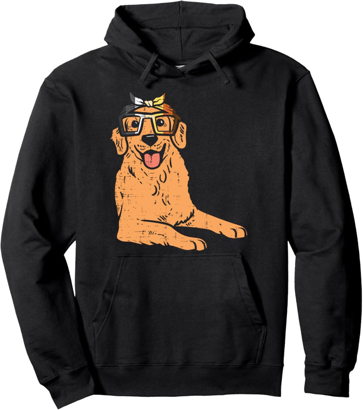 Golden Retriever Bandana LGBTQ Gay Bear Flag Gay Pride Men Pullover Hoodie