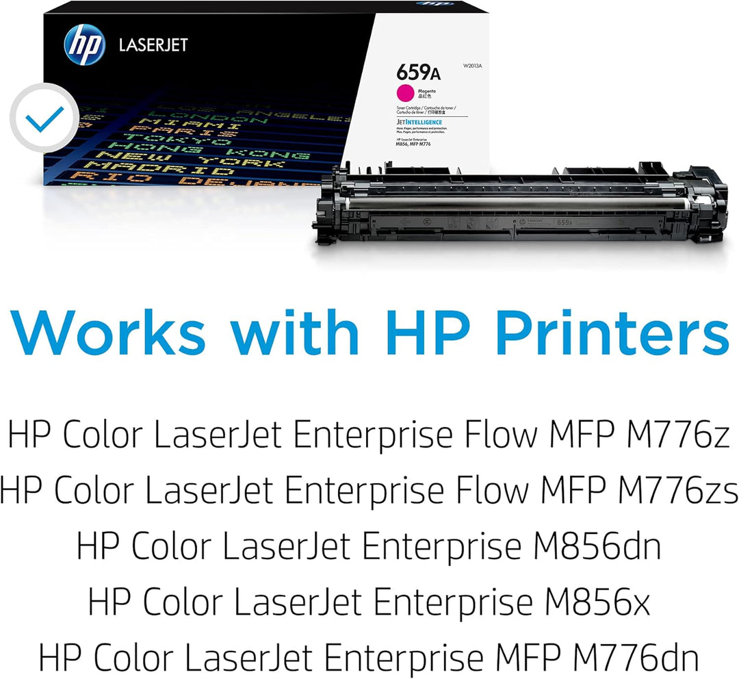 HP 659A Magenta Original LaserJet Toner Cartridge One size Magenta, One size Magenta