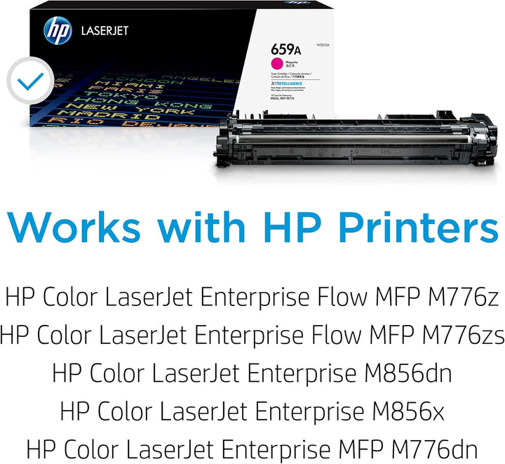 HP 659A Magenta Original LaserJet Toner Cartridge One size Magenta, One size Magenta