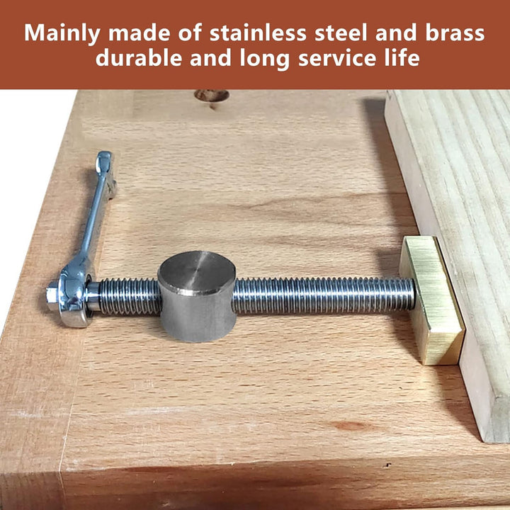 CDIYTOOL 2 Stück schnell fixierte Clip-Klemme, Messing-Schraubstock mit 4 Bank-Hunde für 19/20 mm Lo