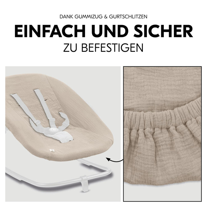 hauck Schonbezug für Babywippe Highchair Bouncer (Eco) (nicht mit anderen Modellen kompatibel), Baum