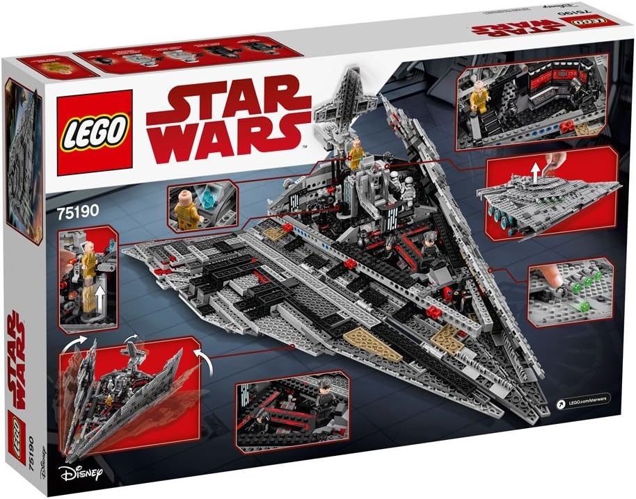LEGO 75190 Star Wars First Order Star Destroyer, 9 Jahre to 14 Jahre Single, Single