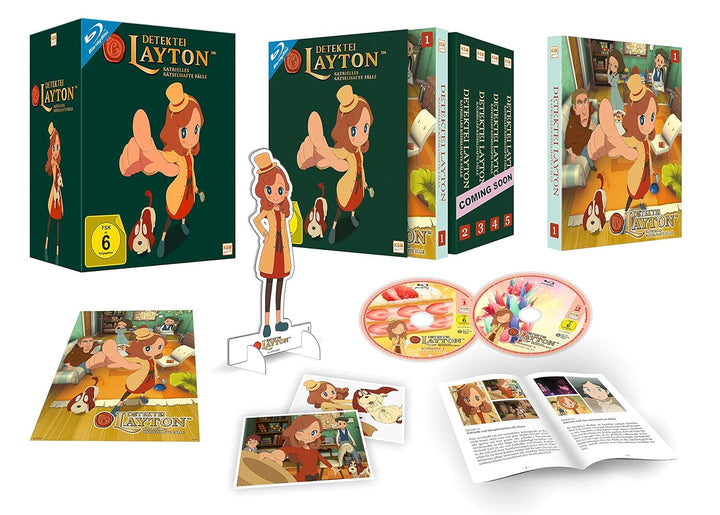 Detektei Layton - Katrielles rätselhafte Fälle: Volume 1 (Episode 01-10) [Blu-ray], Blu-ray
