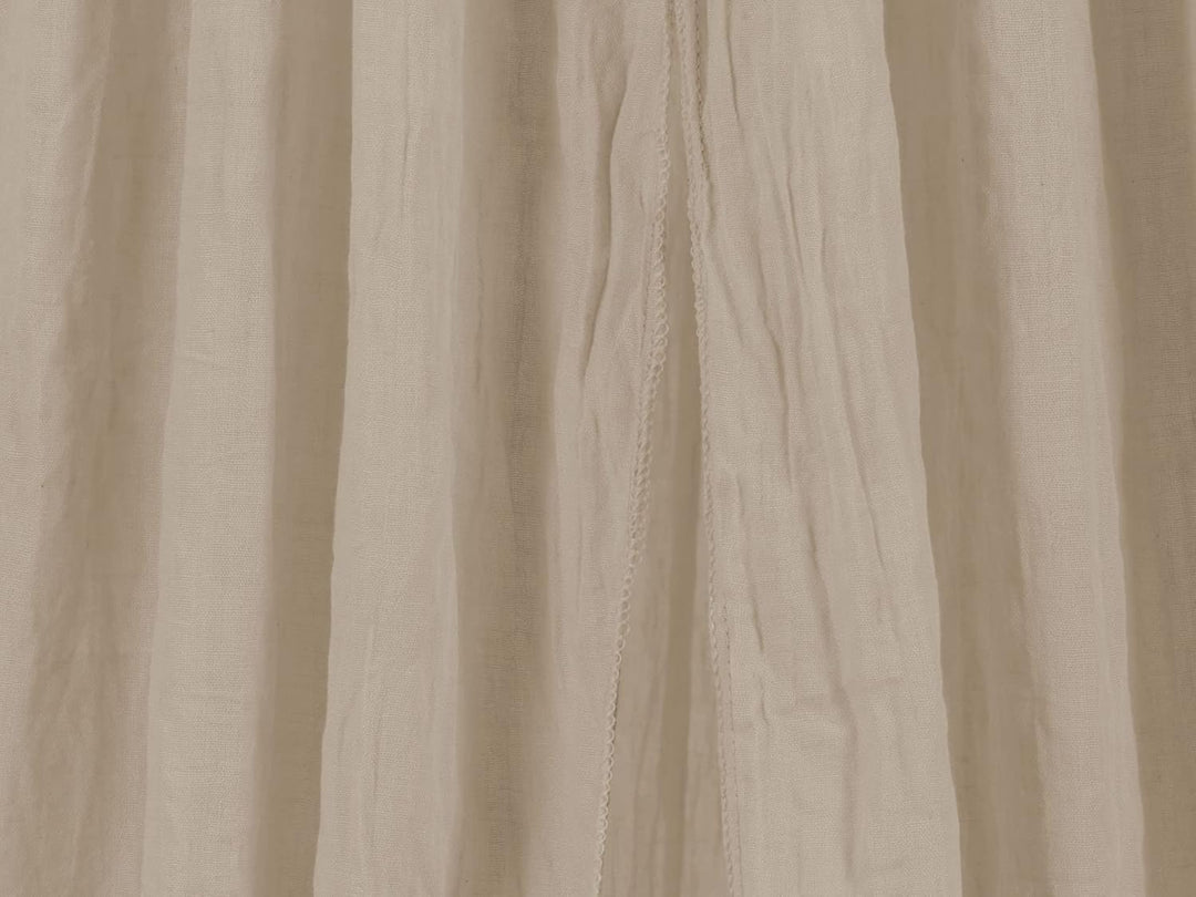 Jollein Baldachin Vintage Nougat - Höhe 245 cm - Betthimmel Babybett Kinderzimmer - Beige
