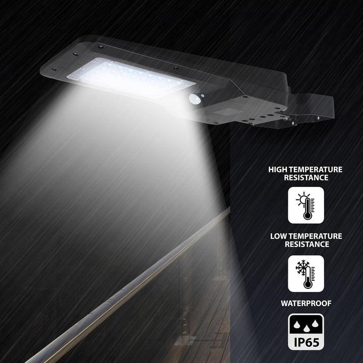 Velamp CRUISER M: Solaraufladbare Strassenlaterne, 3000 Lumen. Mit Bewegungsmelder