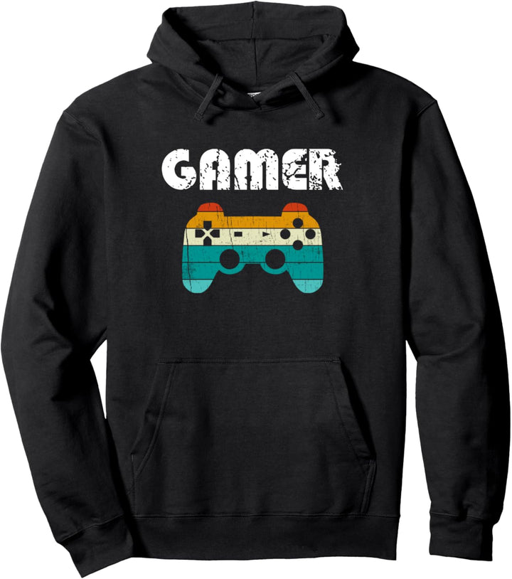 Retro Gamer Videospiele Gaming Geschenk Jungen Teenager Pullover Hoodie