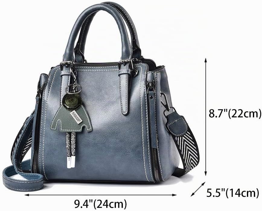 BUKESIYI Damen Tasche Umhängetasche Handtasche Frauen Klein Schultertasche Weekender Lack PU Leder C