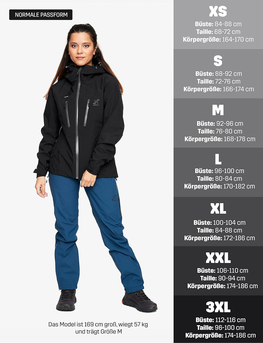 RevolutionRace Silence Proshell 3L Jacket, Damenjacke, belüftete und wasserdichte Jacke für Wanderun