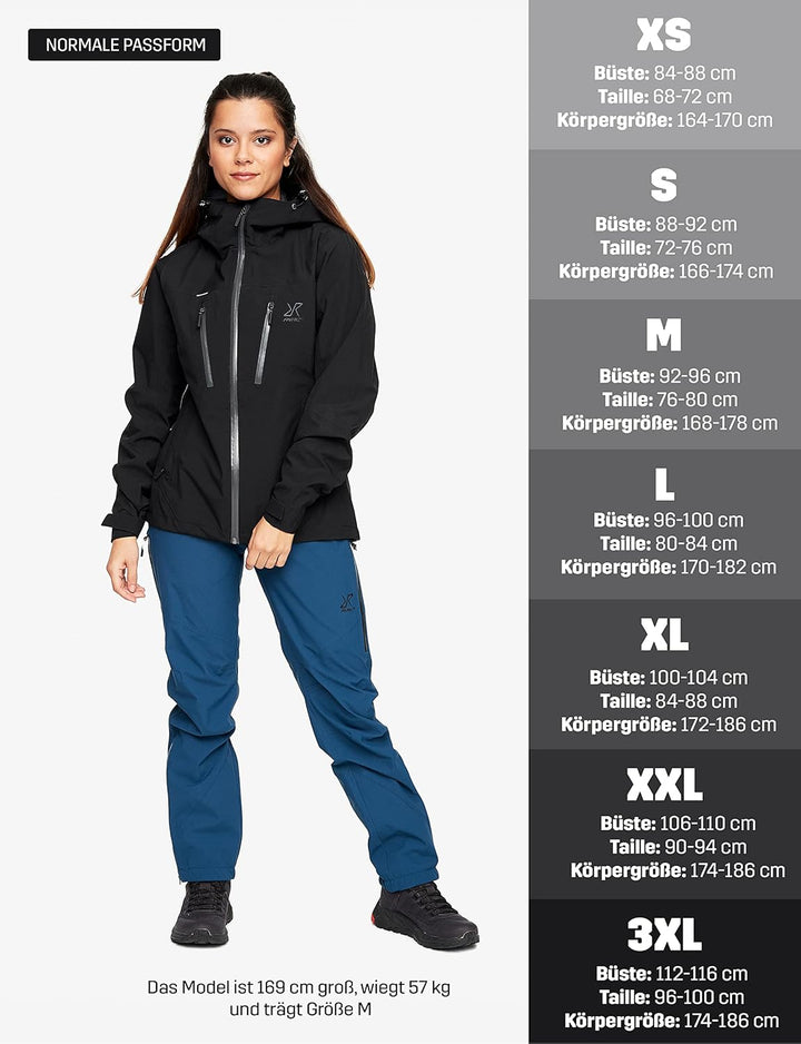 RevolutionRace Silence Proshell 3L Jacket, Damenjacke, belüftete und wasserdichte Jacke für Wanderun